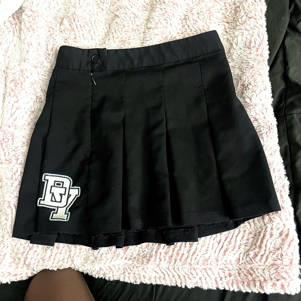 Black Pleated Skirt